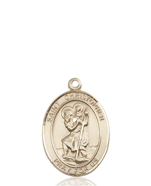 14kt Solid Gold Medal of your Choice- Medium Size