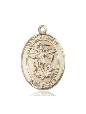 14kt Solid Gold Medal of your Choice- Large Size