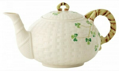 Belleek Shamrock Teapot