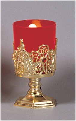 4 1/4" Electric Votive Stand and Lamp
