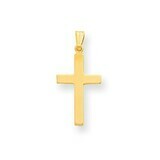 14kt. Gold Polished Cross Pendant (Small)