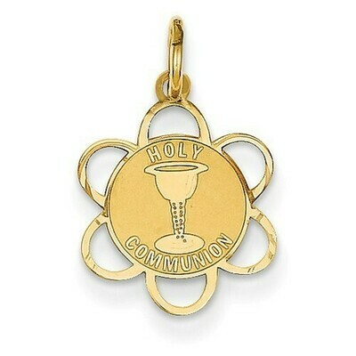 14kt Gold First Holy Communion Chalice Charm