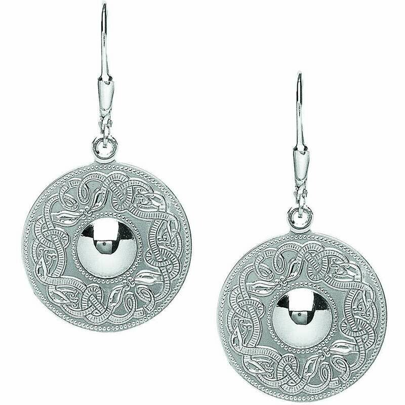 Sterling Silver Original Celtic Warrior® Earrings- Large