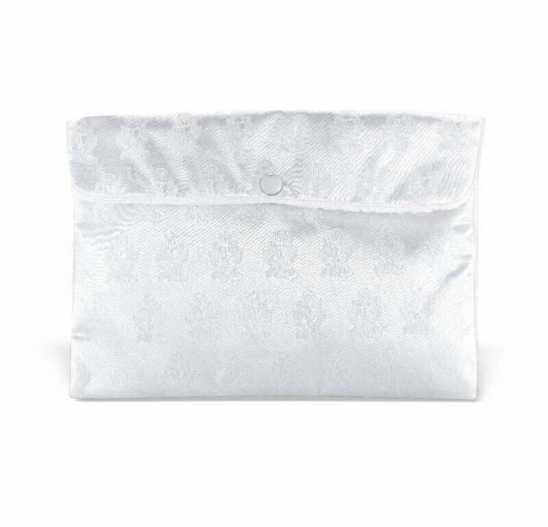 First Communion White Satin Purse