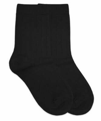 Boy Black Dress Socks, One Pair