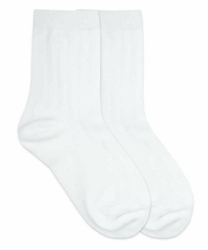 First Communion Boy White Dress Socks, One Pair