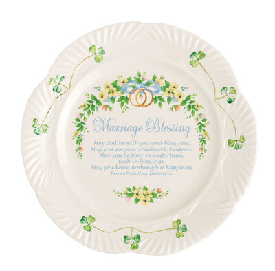Belleek Marriage Blessing Plate