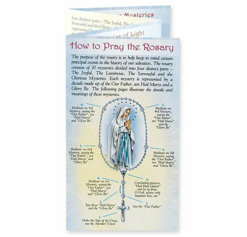 How to Say the Rosary Folding Pamphlet