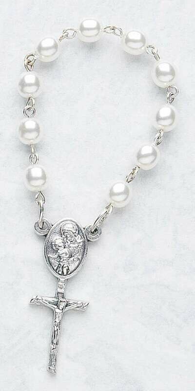 One Decade Rosary Pearl