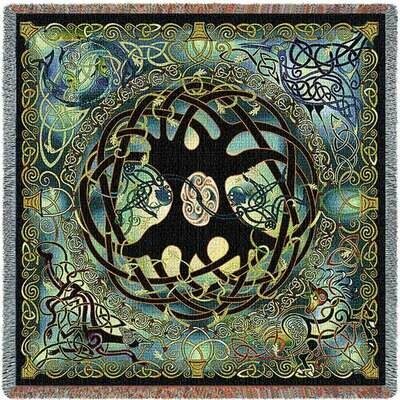 Celtic Tree of Life Blanket
