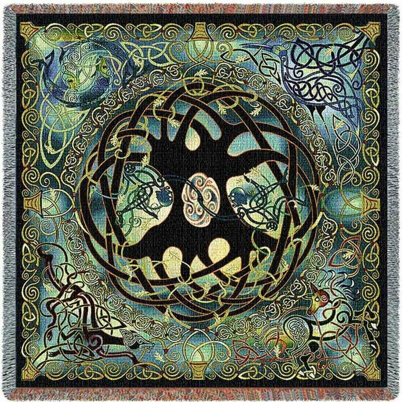 Celtic Tree of Life Blanket