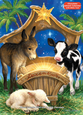 Peace on Earth Chocolate Advent Calendar