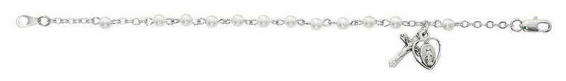 Youth Pearl Rosary Bracelet