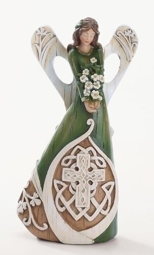 7&quot; Woodcut Irish Angel