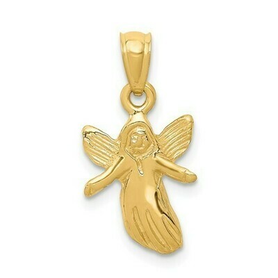 14kt. Gold Polished Angel Charm