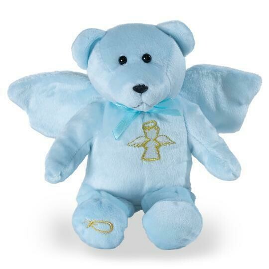 Guardian Angel 9&quot; Blue Holy Bear