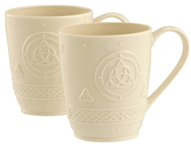 Belleek Celtic Mugs (Set of 2)