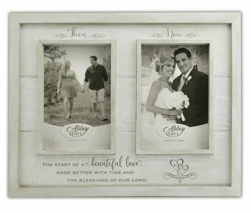 Then and Now Wedding Frame