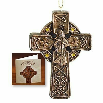 St. Patrick Cross Ornament Disc.