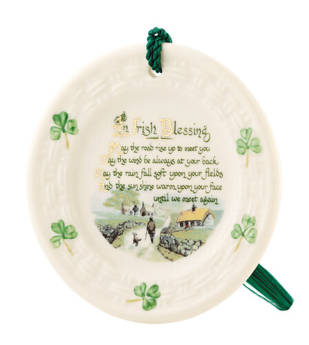 Belleek Irish Blessing Ornament