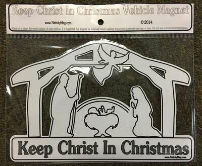 Keep Christ in Christmas Car Magnet