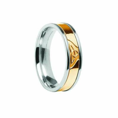 Ladies 10kt Gold Signature Trinity Knot Wedding Band