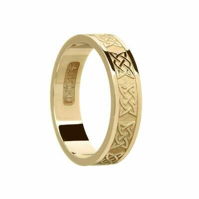Ladies 10kt Gold Lover's Knot Wedding Band
