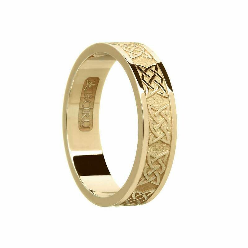 Ladies 10kt Gold Lover&#39;s Knot Wedding Band