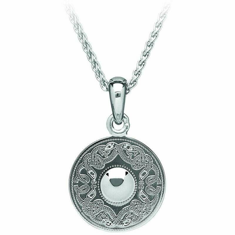 Sterling Silver Original Celtic Warrior® Pendant- Medium on a 18&quot; Sterling Silver Chain