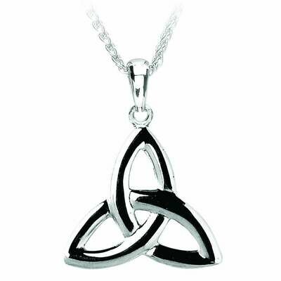 Sterling Silver Trinity Knot Pendant & 18" Sterling Silver Chain