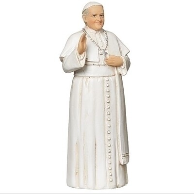 4" Pope Francis Statue