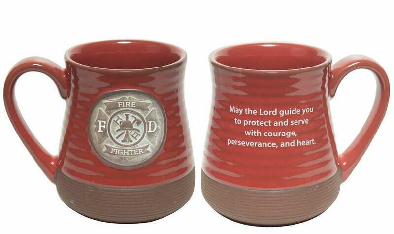 Firefighters Pottery Mug