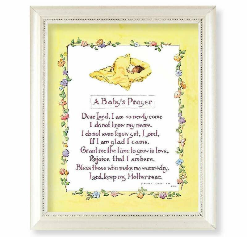 A Baby&#39;s Prayer Framed Picture