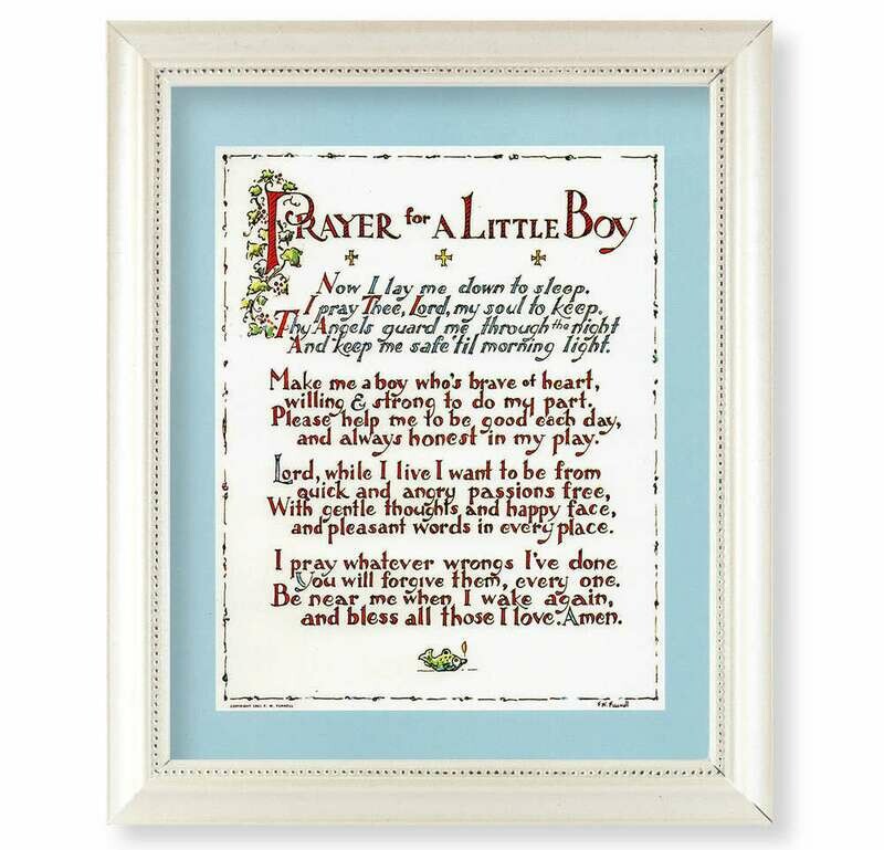 Prayer for a Little Boy Framed Picture