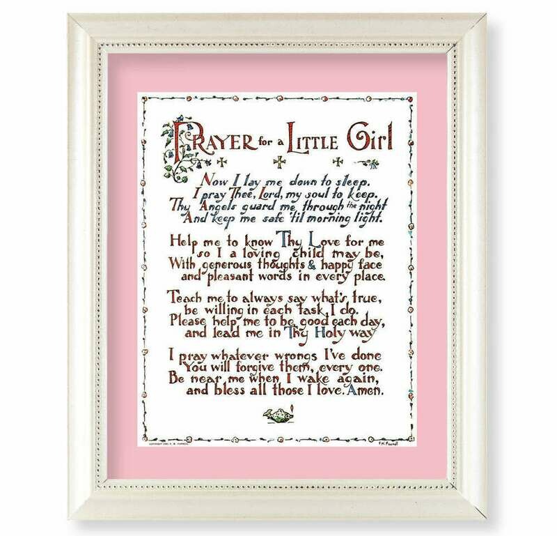 Prayer for a Little Girl Framed Picture