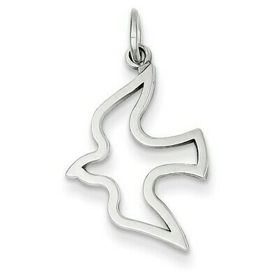 14kt. White Gold Dove Charm