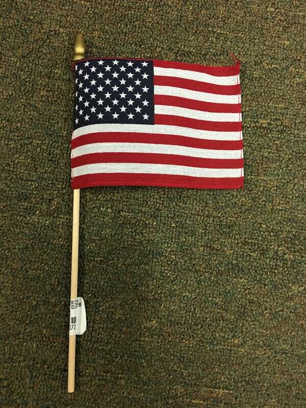 4&quot; x 6&quot; American Stick Flag Disc.