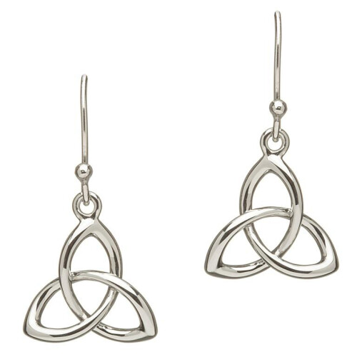 Sterling Silver Celtic Trinty Knot Earrings