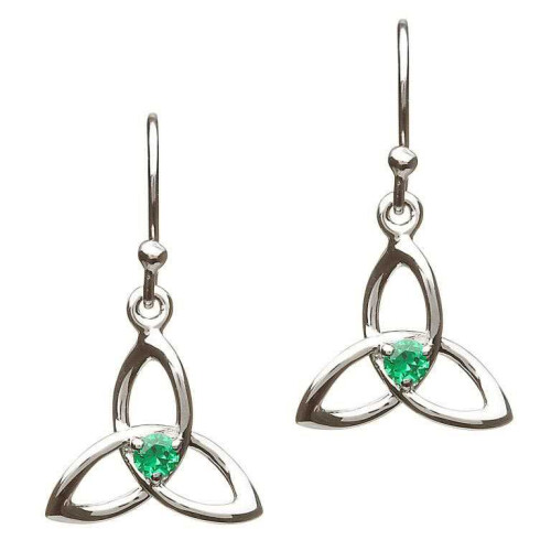 Sterling Silver Celtic Trinity Knot Earrings