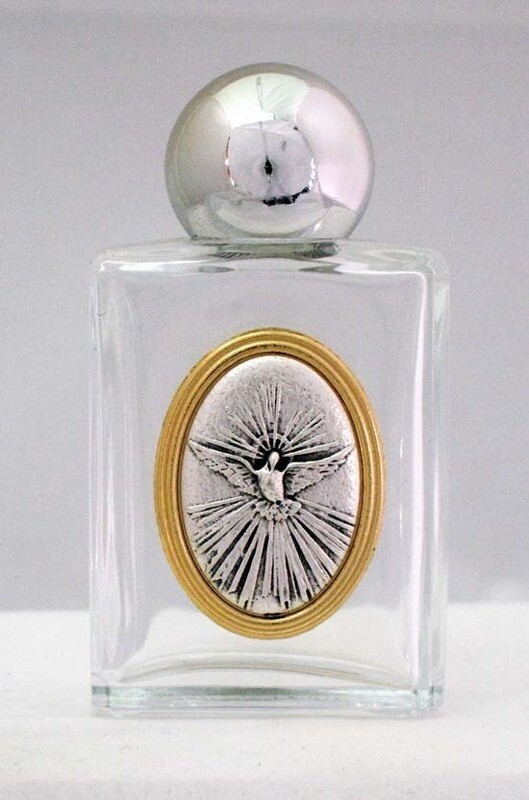 Holy Spirit Holy Water Bottle Squared