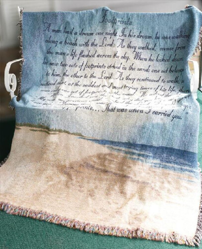 Footprints Blanket