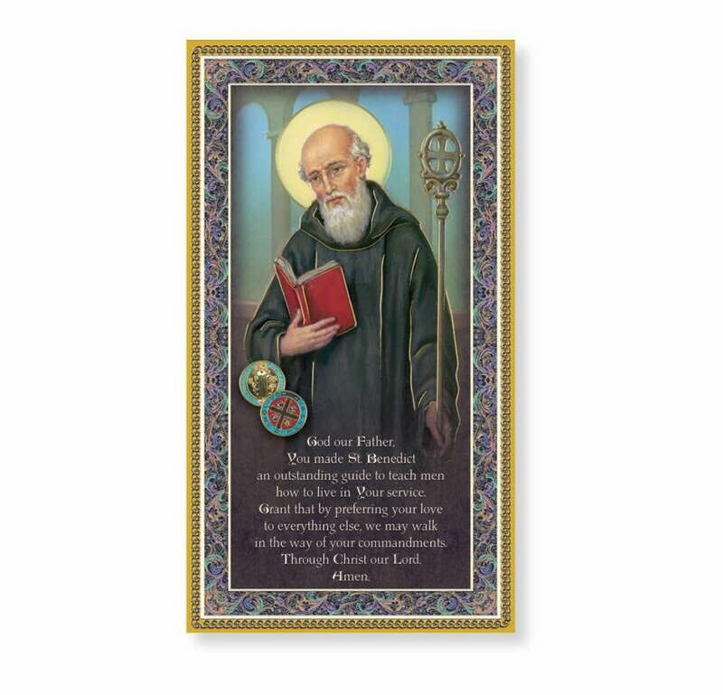 St. Benedict Plaque with Prayer