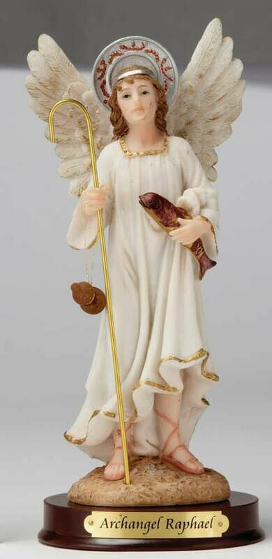 8&quot; Archangel Raphael Statue