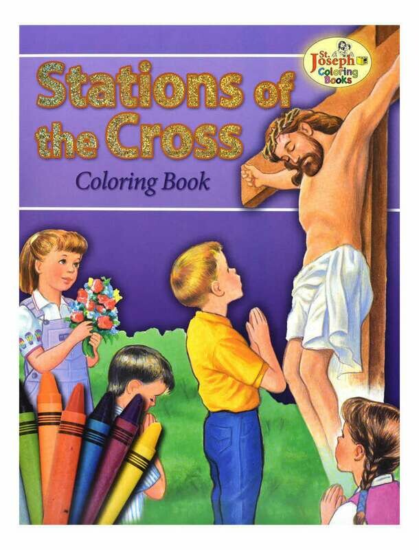 Stations of the Cross Coloring Book