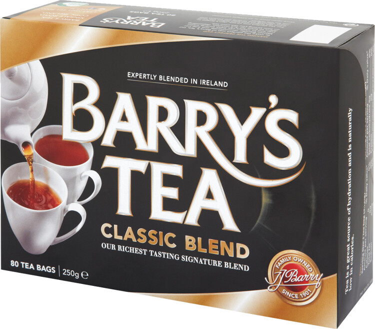 Barry&#39;s Classic Blend- 80 Tea Bags