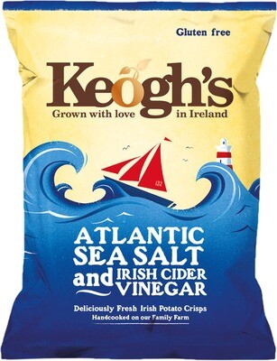 Keoghs Sea Salt &amp; Cider Vinegar Crisps 40g