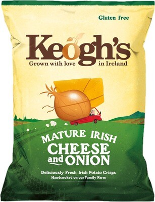 Keoghs Dubliner Cheese &amp; Onion Crisps 40g