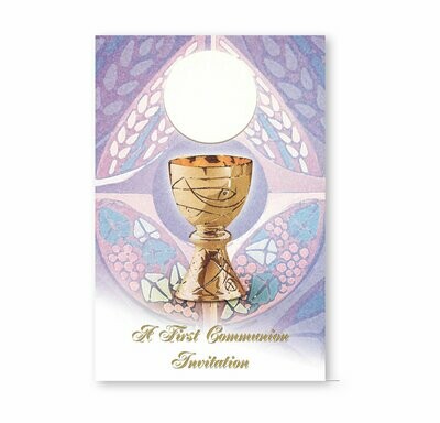 First Communion Invitations, Thank You's, and Party Favors