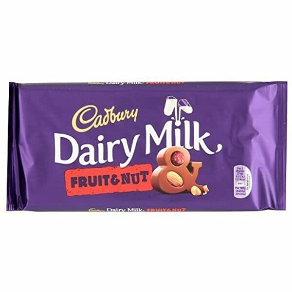 Dairy Milk Fruit & Nut (Large UK)