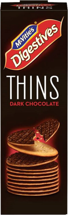 McVitie's Digestives Thins Dark Chocolate 180g